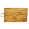 tagliere legno ulivo maniglia in corda